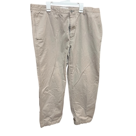 Calvin Klein Tan Chino Pants Relaxed Fit - Picture 1 of 3